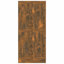 vidaXL Book Cabinet Storage Rack Bookshelf Bookcase Sideboard Engineered Wood - smoked oak, 82.5 x 30.5 x 185.5 cm - Additional view 6