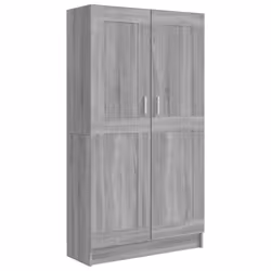 VidaXL 815115, Grey, Oak, Wood, Wood, 825 mm, 305 mm, 1855 mm