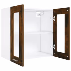 vidaXL Kitchen Cabinet Home Storage Shelf Organiser Cupboard Engineered Wood - smoked oak - Additional view 5
