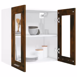 vidaXL Kitchen Cabinet Home Storage Shelf Organiser Cupboard Engineered Wood - smoked oak - Additional view 7
