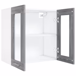 vidaXL Kitchen Cabinet Home Storage Shelf Organiser Cupboard Engineered Wood - grey sonoma - Additional view 5