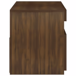 vidaXL TV Cabinet with LED Lights Sideboard TV Stand TV Unit Hifi Cabinet - brown oak, 75 x 35 x 40 cm - Additional view 9