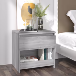 VidaXL 815132 nightstand/bedside table Oak