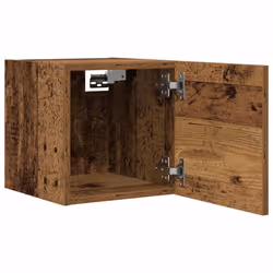 vidaXL Wall Mounted TV Cabinet Hanging TV Stand TV Unit Entertainment Centre - smoked oak, 1 - Additional view 4