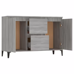 vidaXL Coffee Table Couch Table Hall End Center Accent Table Engineered Wood - grey sonoma - Additional view 6