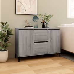 vidaXL Coffee Table Couch Table Hall End Center Accent Table Engineered Wood - grey sonoma - Additional view 8