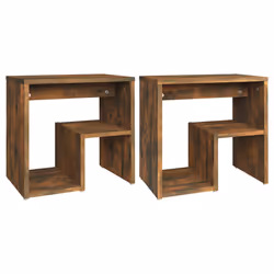 VidaXL 815178, Oak, Wood, 400 mm, 300 mm, 400 mm, 2 pc(s)