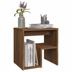 VidaXL 815182 nightstand/bedside table Oak - Additional view 7