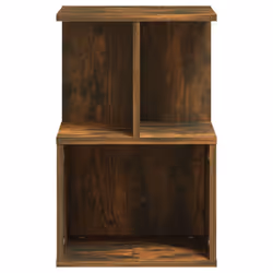vidaXL 1/2x Bedside Cabinet Chipboard Home Telephone Stand Set Multi Colours - smoked oak, 2 - Additional view 6