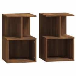 VidaXL 815188, Oak, Wood, 350 mm, 350 mm, 550 mm, 2 pc(s)