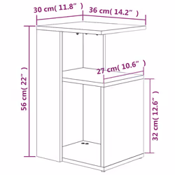 VidaXL 815189 coffee/side/end table - Additional view 6