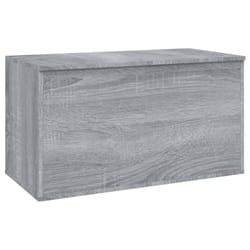vidaXL Storage Chest Home Organiser Cabinet Trunk Container Engineered Wood - grey sonoma