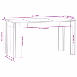VidaXL 815199 kitchen/dining table - Additional view 7