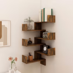 VidaXL 815205 shelve Wood Oak, Brown