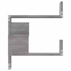 VidaXL 815206 shelve Wood Grey - Additional view 4