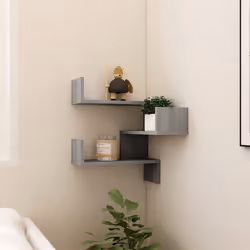 VidaXL 815206 shelve Wood Grey - Additional view 7