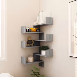 VidaXL 815207 shelve Wood Grey
