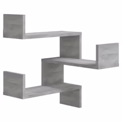 VidaXL 815207 shelve Wood Grey