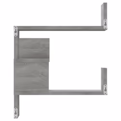 VidaXL 815207 shelve Wood Grey - Additional view 5