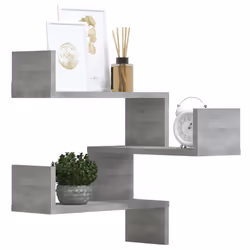 VidaXL 815207 shelve Wood Grey - Additional view 7