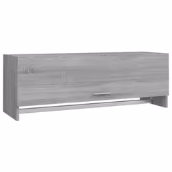 vidaXL Wardrobe Engineered Wood Cabinet Hanger Clothes Organiser Multi Colours - grey sonoma