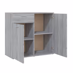 vidaXL Sideboard Side Cabinet Organiser Cupboard Highboard Engineered Wood - grey sonoma, 80 x 36 x 75 cm - Additional view 6