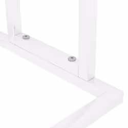vidaXL Freestanding Towel Rack White Iron Bathroom Towel Holder Drying Shelf - Additional view 5