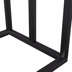 vidaXL Freestanding Towel Rack Iron Towel Holder Multi Colours 78.5/79 cm - black, 48 x 24 x 79 cm - Additional view 5