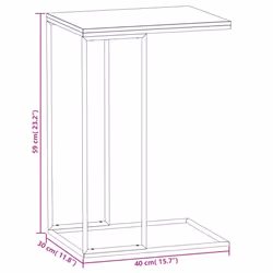 VidaXL 343094 coffee/side/end table - Additional view 6