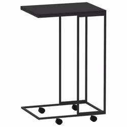 vidaXL Side Table Hallway Tea Coffee Sofa Table Couch Table Engineered Wood - black, 40 x 30 x 63.5 cm - Additional view 4