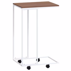 vidaXL Side Table Hallway Tea Coffee Sofa Table Couch Table Engineered Wood - white, 40 x 30 x 63.5 cm - Additional view 3