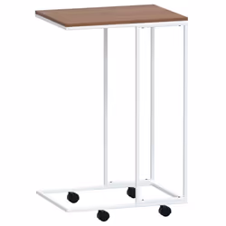 vidaXL Side Table Hallway Tea Coffee Sofa Table Couch Table Engineered Wood - white, 40 x 30 x 63.5 cm - Additional view 5