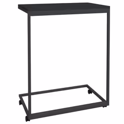 vidaXL Side Table Hallway Tea Coffee Sofa Table Couch Table Engineered Wood - black, 55 x 35 x 70 cm - Additional view 4