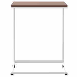 vidaXL Side Table Hallway Tea Coffee Sofa Table Couch Table Engineered Wood - white, 55 x 35 x 70 cm - Additional view 3