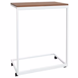 vidaXL Side Table Hallway Tea Coffee Sofa Table Couch Table Engineered Wood - white, 55 x 35 x 70 cm - Additional view 5