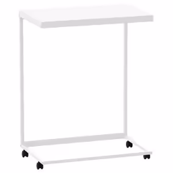vidaXL Side Table Hallway Tea Coffee Sofa Table Couch Table Engineered Wood - white and brown, 55 x 35 x 70 cm - Additional view 2