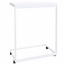 vidaXL Side Table Hallway Tea Coffee Sofa Table Couch Table Engineered Wood - white and brown, 55 x 35 x 70 cm - Additional view 5