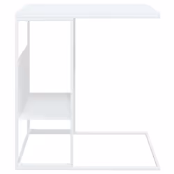 vidaXL Side Table White Engineered Wood Sofa Couch Accent Tea Laptop Table - Additional view 2