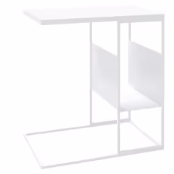 vidaXL Side Table White Engineered Wood Sofa Couch Accent Tea Laptop Table - Additional view 4