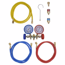 vidaXL Vacuum Pump with 2-way Manifold Gauge Set for Air Conditioning Air Tool - Additional view 5