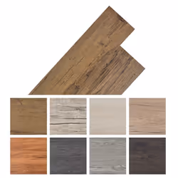 vidaXL Self-adhesive PVC Flooring Planks Underlay Wood Laminate Floor Tiles - brown, 2.51 mÃÂ²