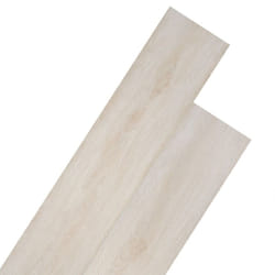 vidaXL Self-adhesive PVC Flooring Planks Underlay Wood Laminate Floor Tiles - light brown, 2.51 mÃÂ²