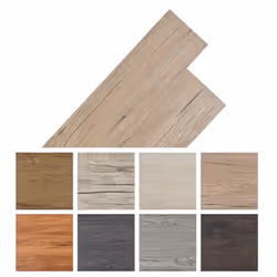 vidaXL Self-adhesive PVC Flooring Planks Underlay Wood Laminate Floor Tiles - matte brown, 2.51 mÃÂ²