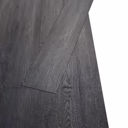 vidaXL Self-adhesive PVC Flooring Planks Underlay Wood Laminate Floor Tiles - black, 2.51 mÃÂ²