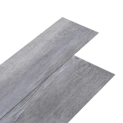 vidaXL Self-adhesive PVC Flooring Planks Underlay Wood Laminate Floor Tiles - matte wood grey, 2.51 mÃÂ²