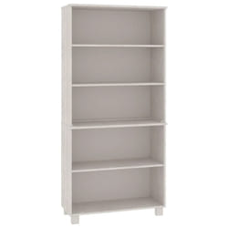 vidaXL Highboard Solid Wood Pine Wooden Storage Shelf Sideboard Multi Colours - white