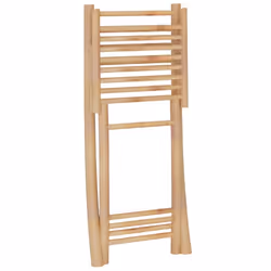 vidaXL Bar Set 3 Piece Bamboo Patio Breakfast Bar Stool Garden Table and Chair - Additional view 8