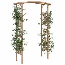 vidaXL Rose Arch Bamboo Garden Arbour Pergola Planter Patio Plant Support