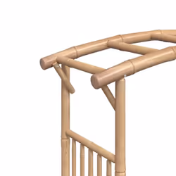 vidaXL Rose Arch Bamboo Garden Arbour Pergola Planter Patio Plant Support - Additional view 5