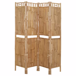 vidaXL Room Divider Bamboo Privacy Screen Room Separator Partition Multi Sizes - 160 x 180 cm - Additional view 2